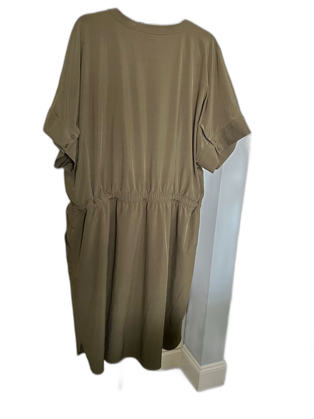 Talbots Olive Green Midi Dress - Picture 2 of 13